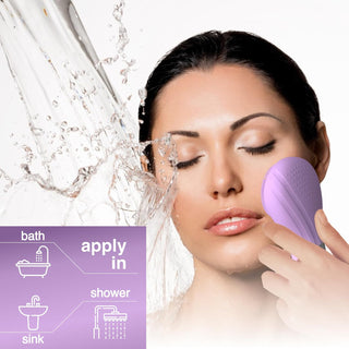 Sonic Facial Cleansing Brush - Silicone Face Scrubber for Women & Men - Dr.Pen Authorized Distributor - Microneedling Pen