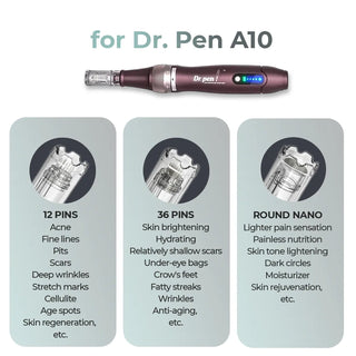 Dr. Pen A10 Cartridges - Dr.Pen Authorized Distributor - Microneedling Pen