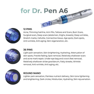 Dr. Pen A6 Cartridges  - Dr.Pen Authorized Distributor - Microneedling Pen